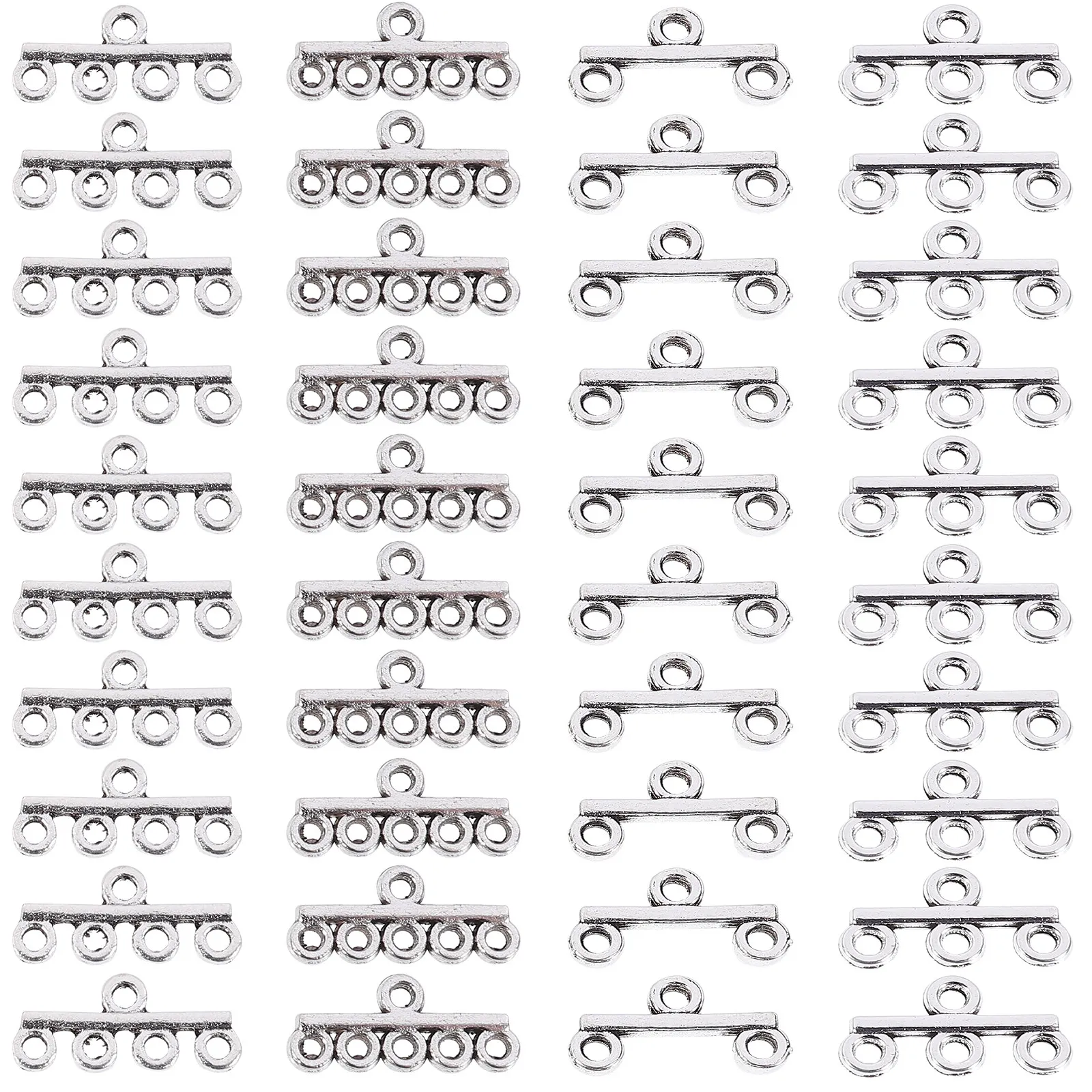 

40Pcs DIY Jewelry Clasps Reliable Alloy Clasps Necklace Bracelet Chain Connectors for Jewelry Making Chain Connectors