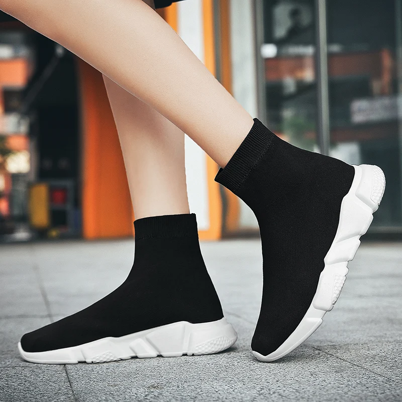 Men\'s Casual Sneakers Comfortable Socks Walking Shoes 2022 Spring New Comfortable Men\'s Casual Shoes Light Sneakers Women Shoes