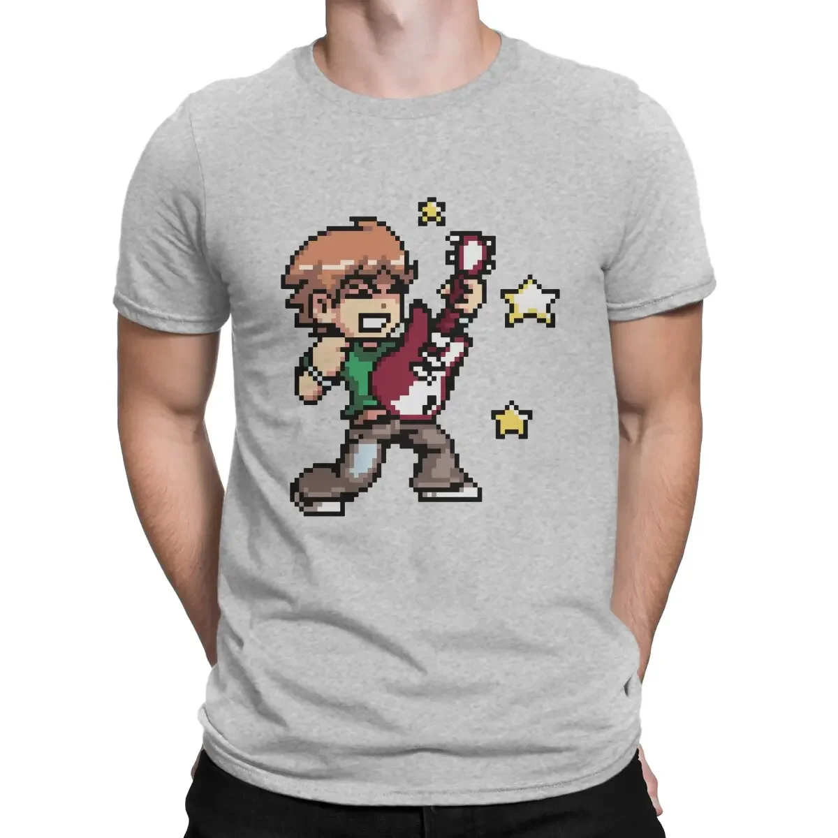 Pilgrim VS The World Game Funny Pure Cotton Tees Round Collar Short Sleeve T Shirts Sprite T-Shirt for Men Unique Clothing image 5