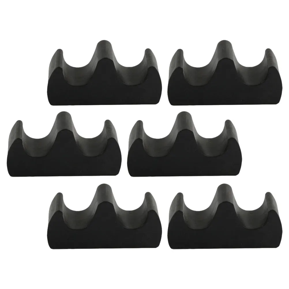 6 قطع من حامل قلم فرشاة الخط البلاستيكي، تصميم بسيط، قاعدة ثابتة، حامل قلم لاستخدام ممارسة الرسم بالفرشاة #5