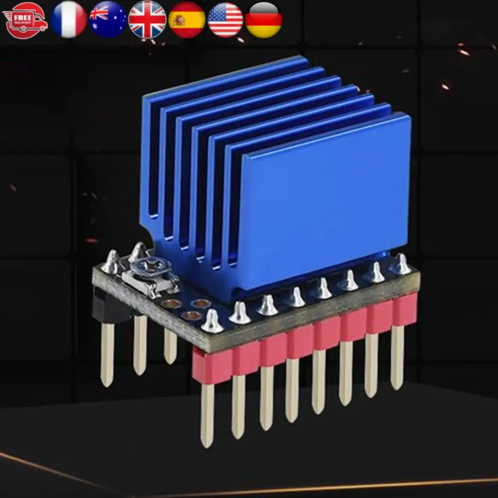 

TMC2209 V2.0 Stepper Motor Driver 2.5A Peak Stepstick Silent Driver Support Step/Dir and Uart Mode for 3D Printer Control Board