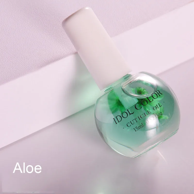 15 ml/fles nagelvoedingsolie hydraterende gedroogde voedingsstof nagelriemolie 9-bloemen manicure verzorging reparatie beschadigde vloeibare olie # *