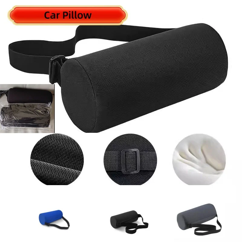 Car Seat Oil Cylinder Office Chair Lumbar Protector Back Protector Lumbar Fatigue Relief Rolling Lumbar Support Pillow Car Inter
