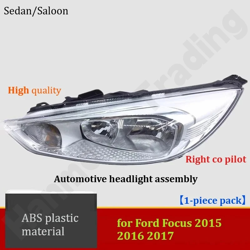 

for Ford Focus Sedan/Saloon 2015 2016 2017 Automotive headlight assembly/lighting lamp/headlight white background assembly