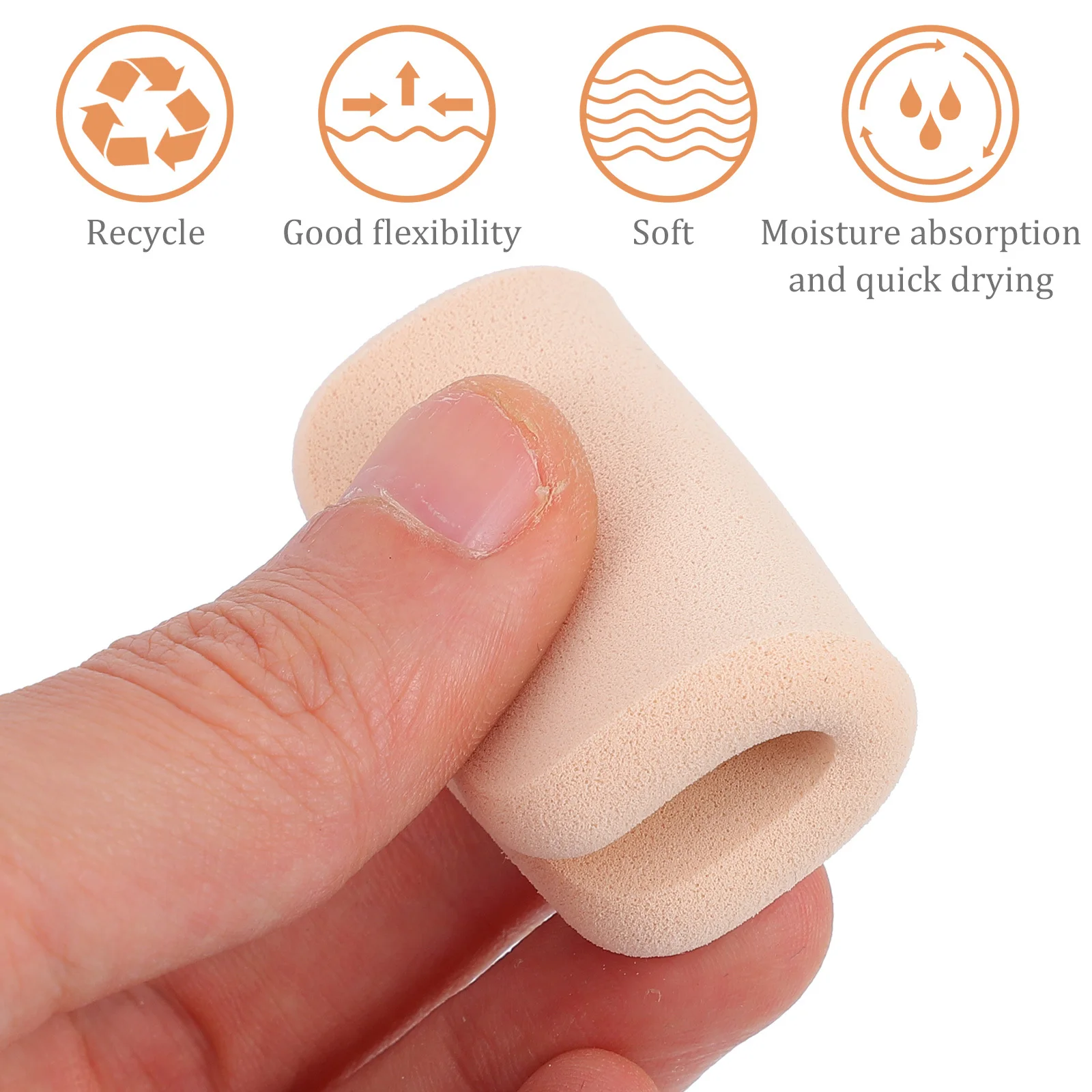 2 pçs caixa de sopro de pó premium esponjas de maquiagem delicado estilo seco molhado salão de beleza casa viagem uso rosto pó esponja fundação corretivo