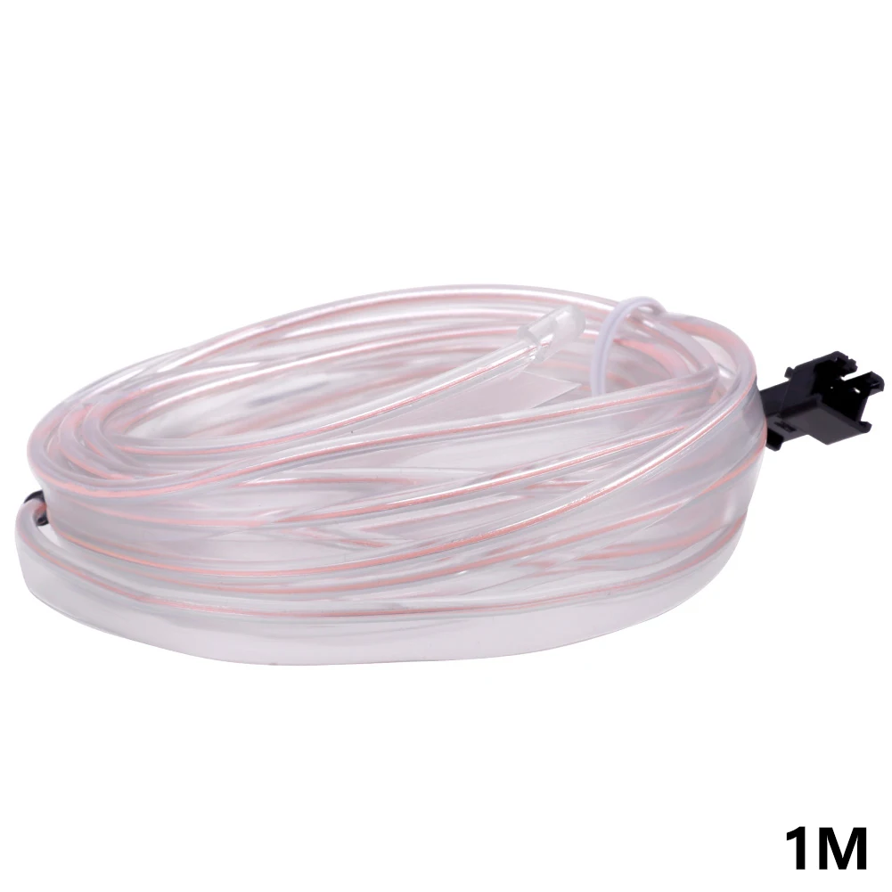 1/3/5 متر سيارة مصباح ليد قطاع سيارة DIY بها بنفسك ديكور داخلي حزام مصابيح التوصيل والتشغيل داخلي مصباح لتهيئة الجو للحزب إعلان علامات لافتات #4