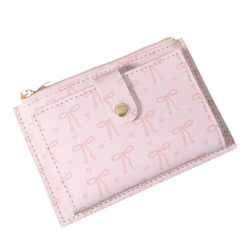 Lightweight Portable Zipper Wallet For Cash Credit Cards ID And Coins Slim Minimalist Card Case For Daily Commute Travel image 5