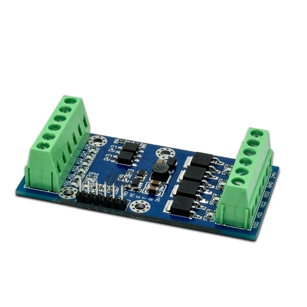 Industrial Control Board Simple PLC 6 Channel Input 4 Channel Transistor Output AD DA Analog Serial Communication Control Board
