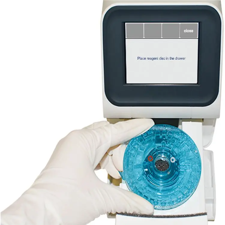 Portable full auto dry biochemistry analyzer MSLDA02 wth reagents for vet