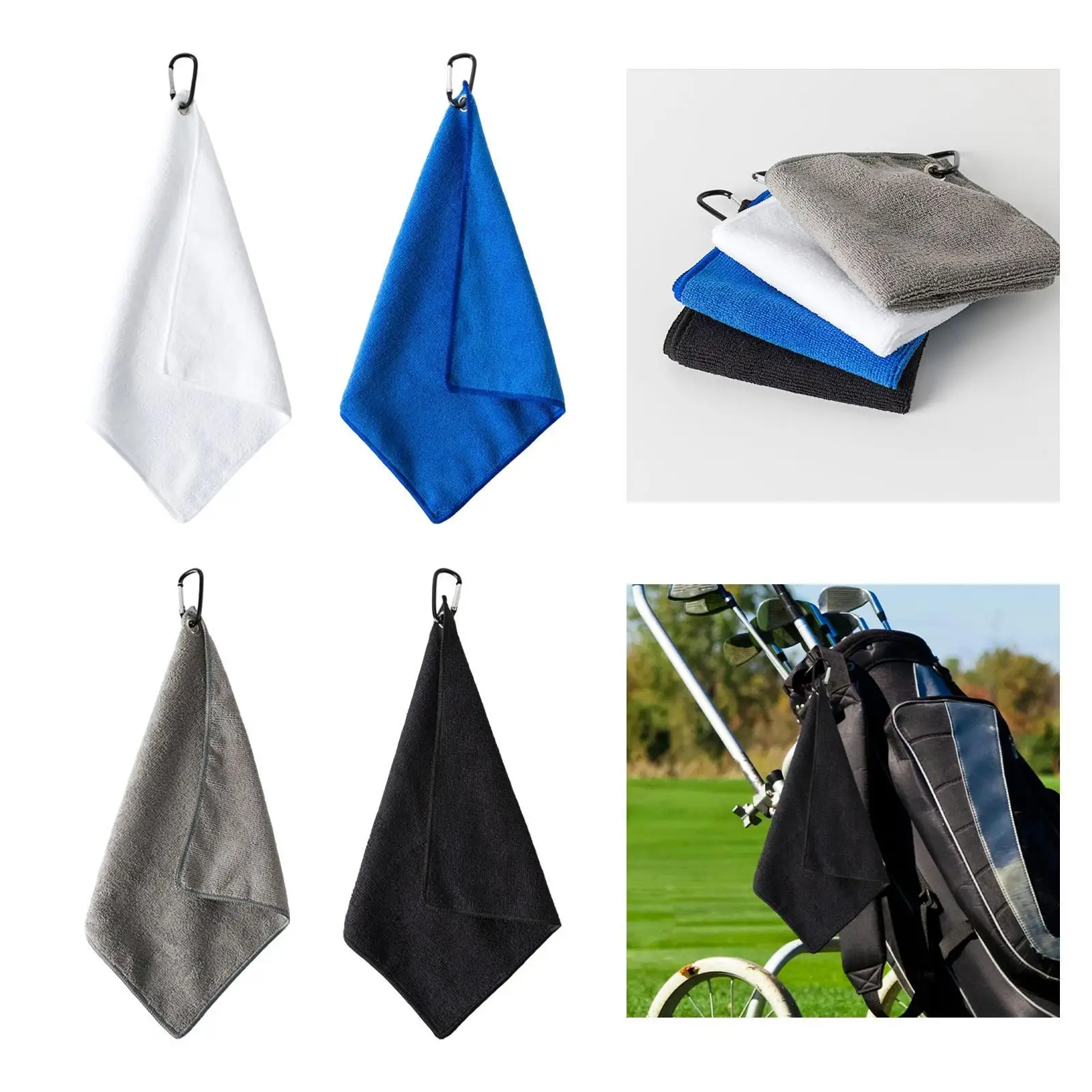 Golf Club Towel, Ball Cleaning Towel, Soft Supplies, Wiping Cloth,Golf Accessories for Gym,Beginner,Golf Enthusiasts,Exercise