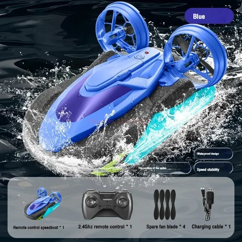Voiture télécommandée bateau télécommandé avion télécommandé trois en un cascade voiture volante eau terre Air jouet pour enfants cadeau