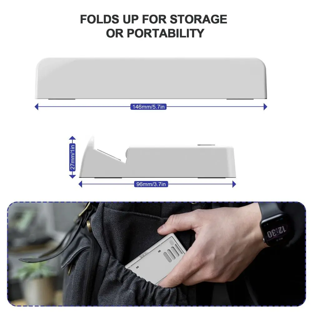Multi-angle Console Stand Holder Plastic Adjustable Game Rack Foldable Game Console Accessories for Asus Rog Ally