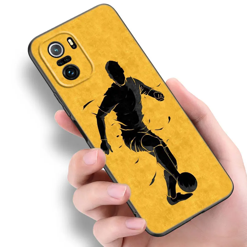 Football Soccer Ball Phone Case For Xiaomi Redmi 7A 8A 9A 9C 9i 10A 10C K20 K40 Note Mi 9T Pro A2 8 9 SE Lite A3 Mix3 6X Cover