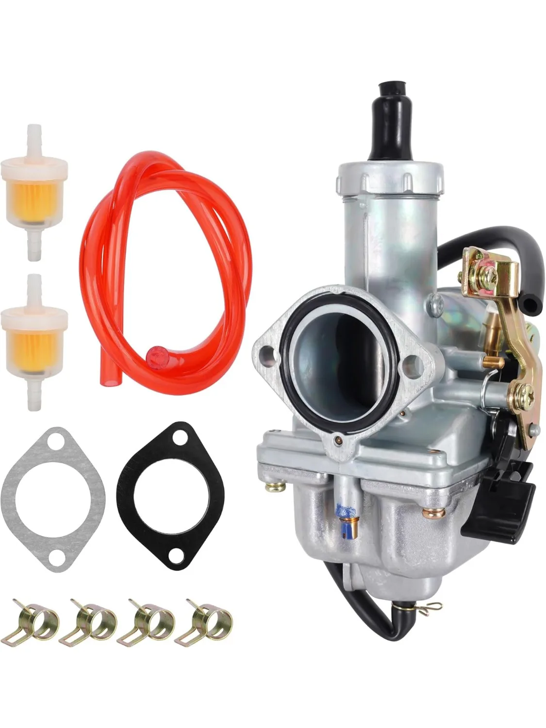 AliExpress NONE PZ30 Carburetor for125cc 150cc 200cc 250cc 300cc ATV Dirt Bike, 30mm Cable Choke Carb with Fuel Filter and Fuel Line and Gasket