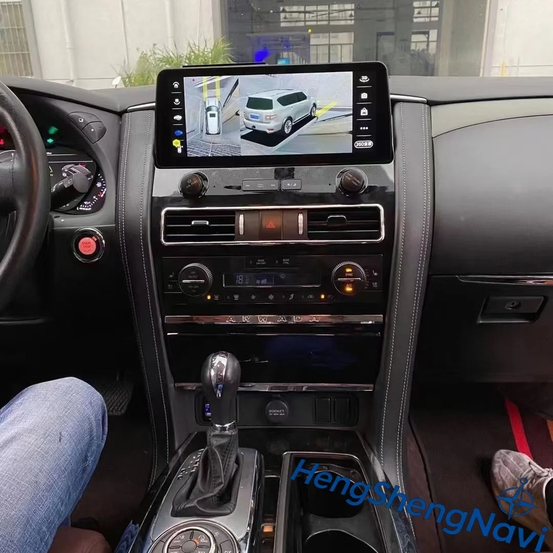 CarPlay Android 14.0 Car Radio For Nissan Armada Patrol Royale SL Y62 QX80 QX56 2010-2022 Navigation Bluetooth Multimedia Player