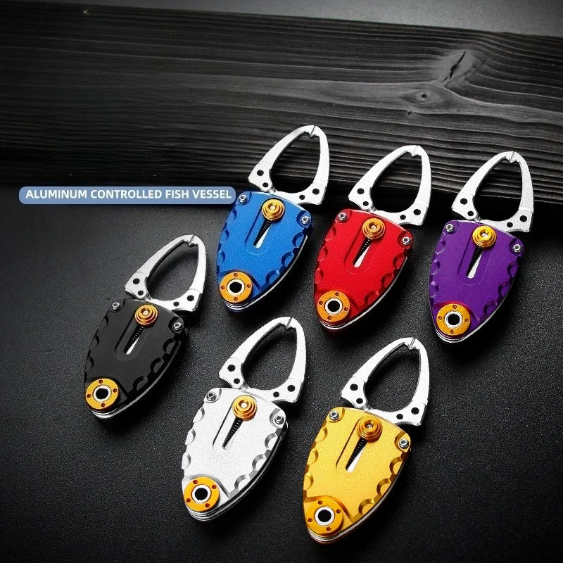 

Mini Device Fish Controller Beetle Clamp Portable Outdoor Fishing Tool Outdoor Lock Fishing Aluminum Alloy Grip Fish Lip Clip
