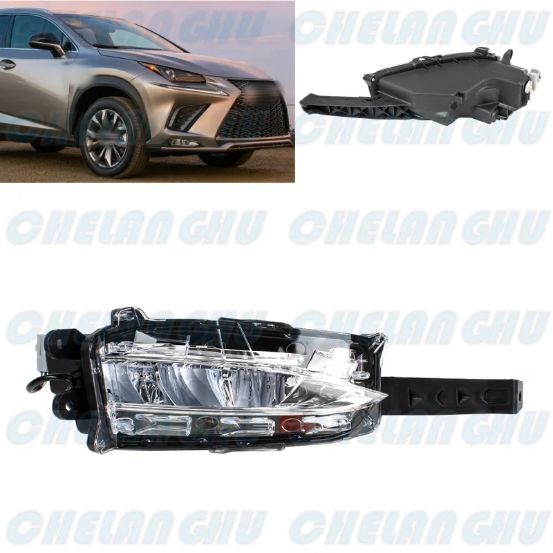 

For Lexus NX300F Sport 2018 2019 2020 2021 Car accessories Right Side Front Bumper LED Fog Lights Lamp 81220-78020