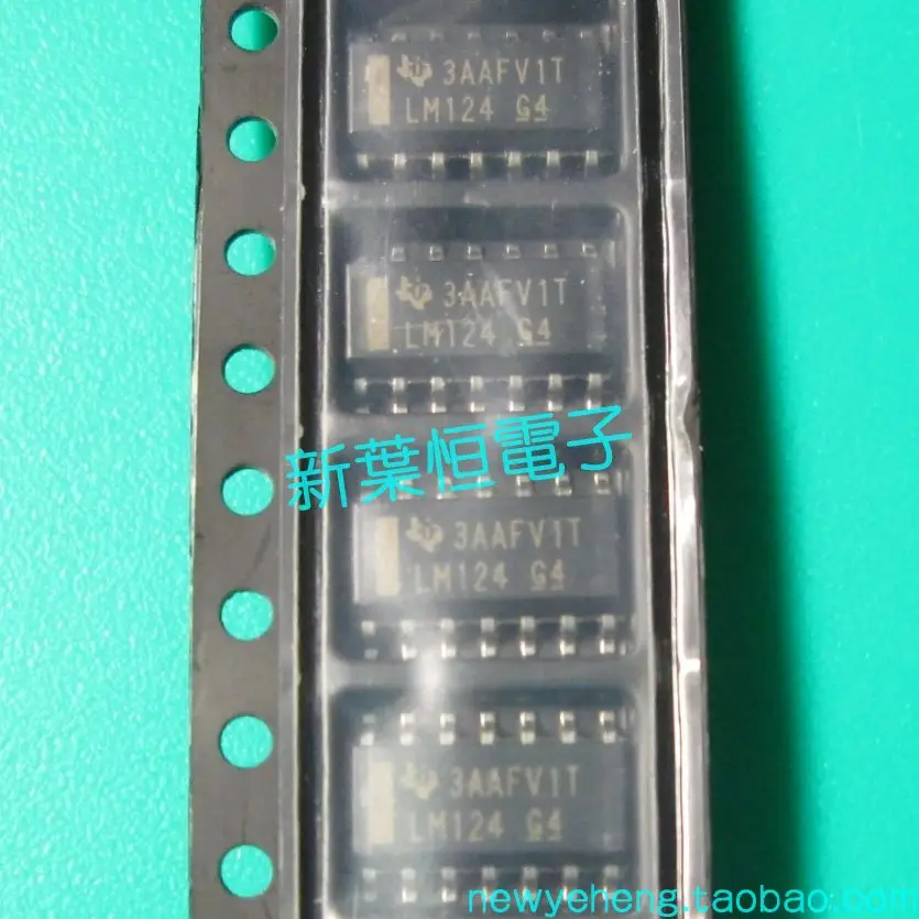 Free shipping  IC LM124 SOP-14 TI   10PCS