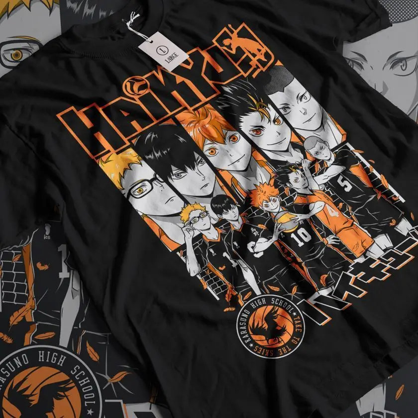 Hinata Shoyo Manga Strip Haikyuu Haikyu Anime Unisex Tshirt T-Shirt Tee ALL SIZE