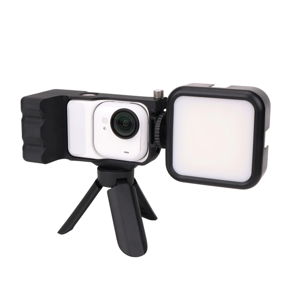 DIGIT-Ergonomic Design Comfortable Grip Mount Quick Release For Insta360 GO Ultra Street Photo Vlog Cage