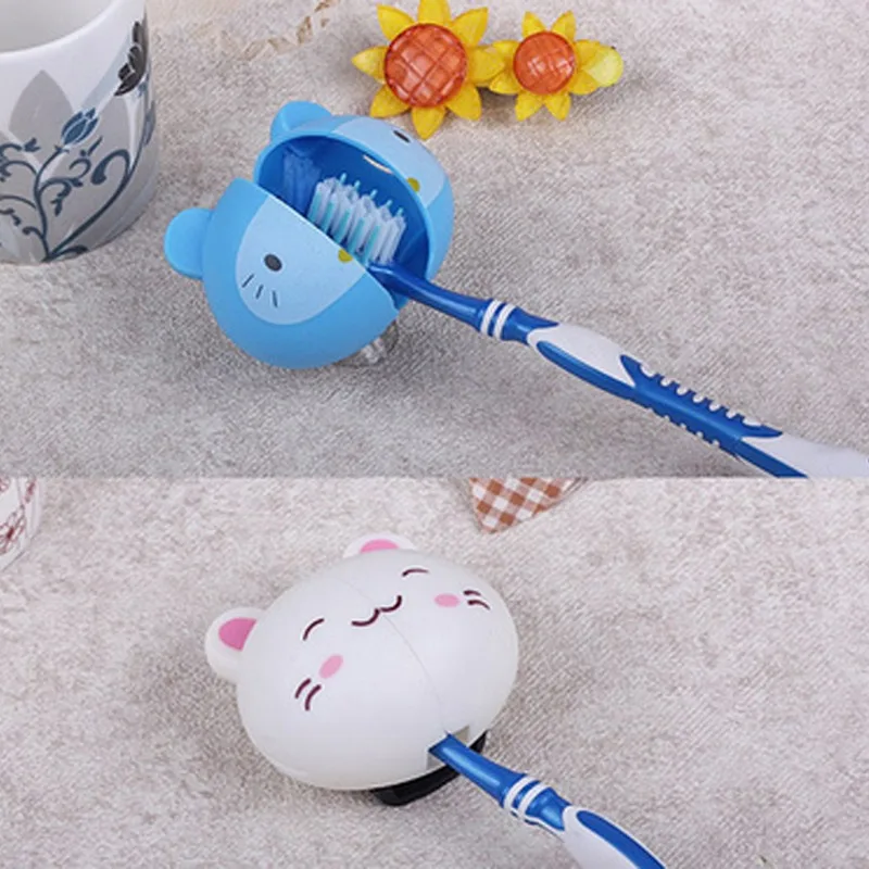 Automatic Toothbrush Holder  Cute Cartoon Family Animal Toothbrush Holder Creative Personality Portable Storage Wholesale ins