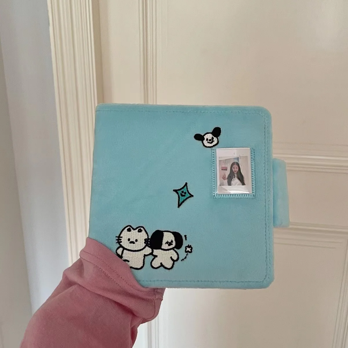 Kawaii hand in hand Cat Dog Blue shape Series Original Furry Kpop Photocards Binder Book Collect Book Idol Photo Card Holder