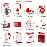 Appareils de cuisine jouets jouet ensemble de cuisine pour enfants jouer cuisine maison de poupée accessoires mélangeur cafetière Machine mélangeur grille-pain 2