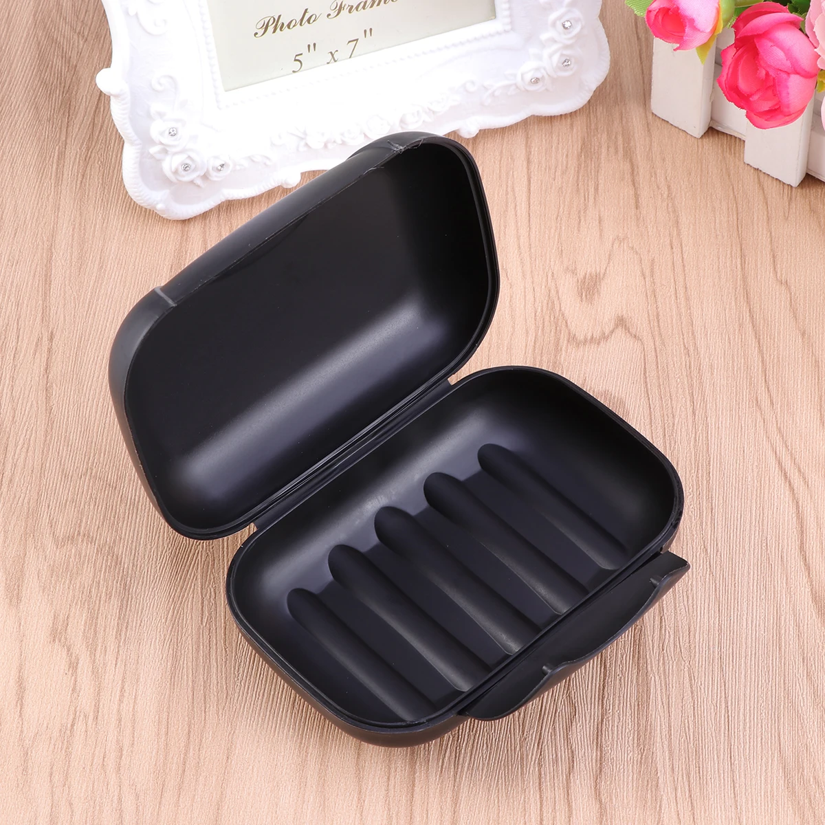 

Portable Soap Box L White Pp Plastic Leakproof Travel Container For Camping Hiking Outdoor Home Use Soap Holder Dish