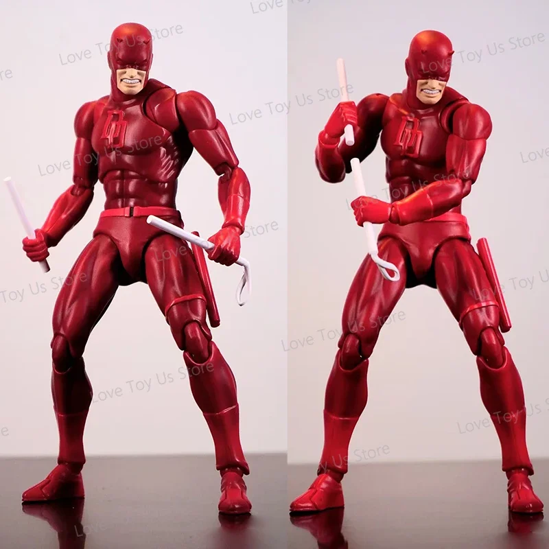 Original Ct Toys Daredevil Mafex 223 Comic Version Figure SHF Anime Action Figurine Statue Model Custom Gifts Kids Toys