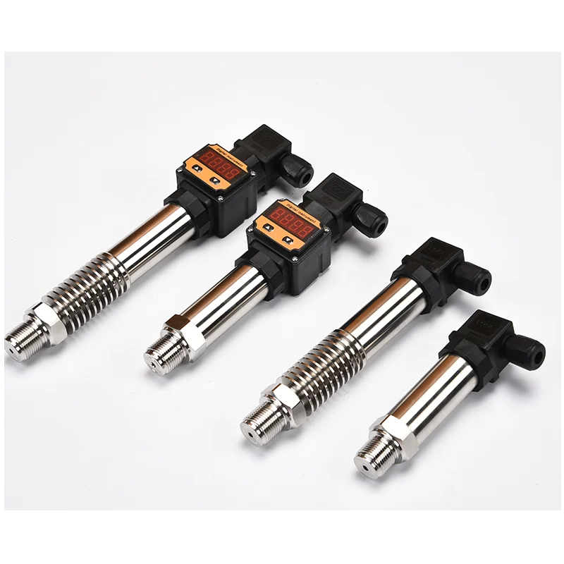 

High Temperature Type Pressure Sensor 0-10V Small Temp Pressure Transmitter With LCD Display