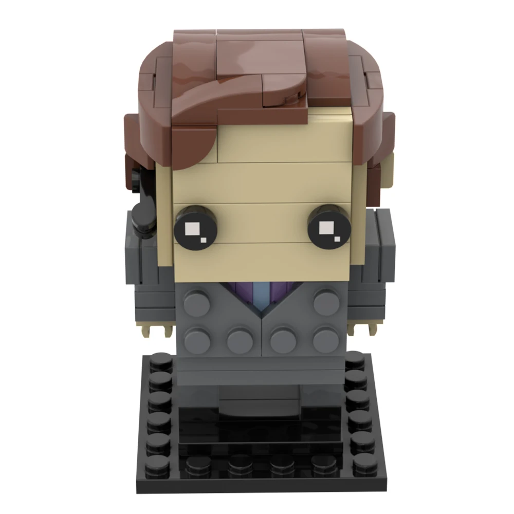 Moc Saul Goodman Brickheadz 빌딩 블록, 영화 속보 나쁜 법률가 피규어, DIY 벽돌 모델, 어린이 성인 선물 컨소시에르 장난감