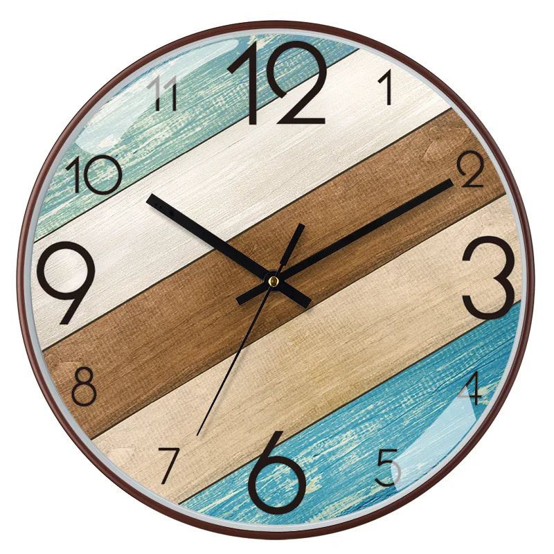 

Creativity Decoration Wall Clocks Table Retro Silent Modern Living Room Wall Clocks Study Plastic Home Decor Klingel MHBGZ