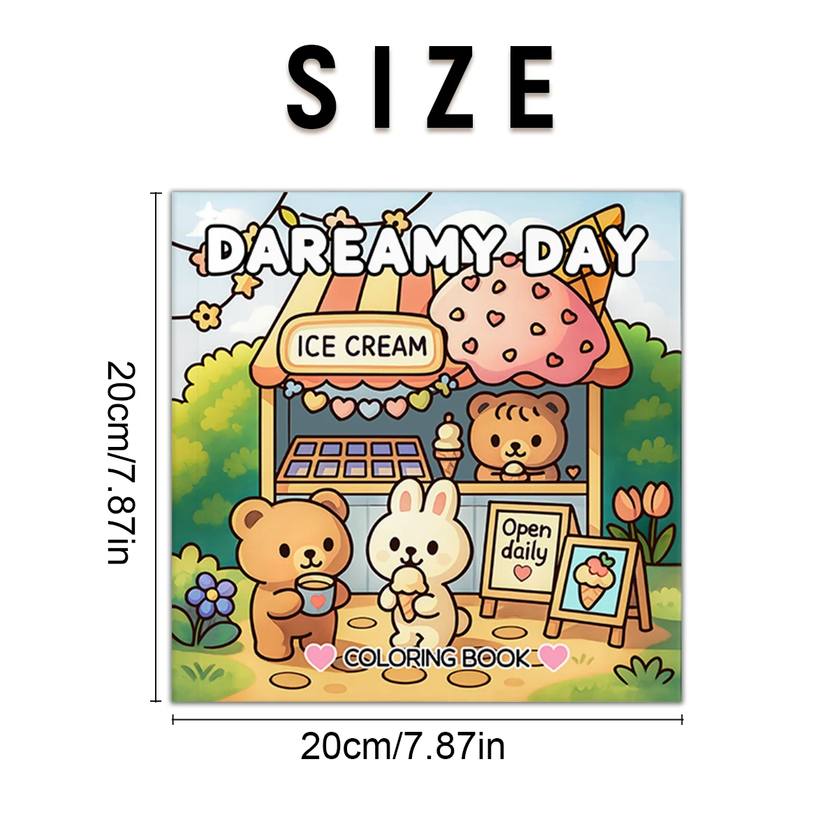 Upgraded Dreamy Days Theme Coloring Book for All Ages - Relaxing and Easy-to-Color Picture Book image 2