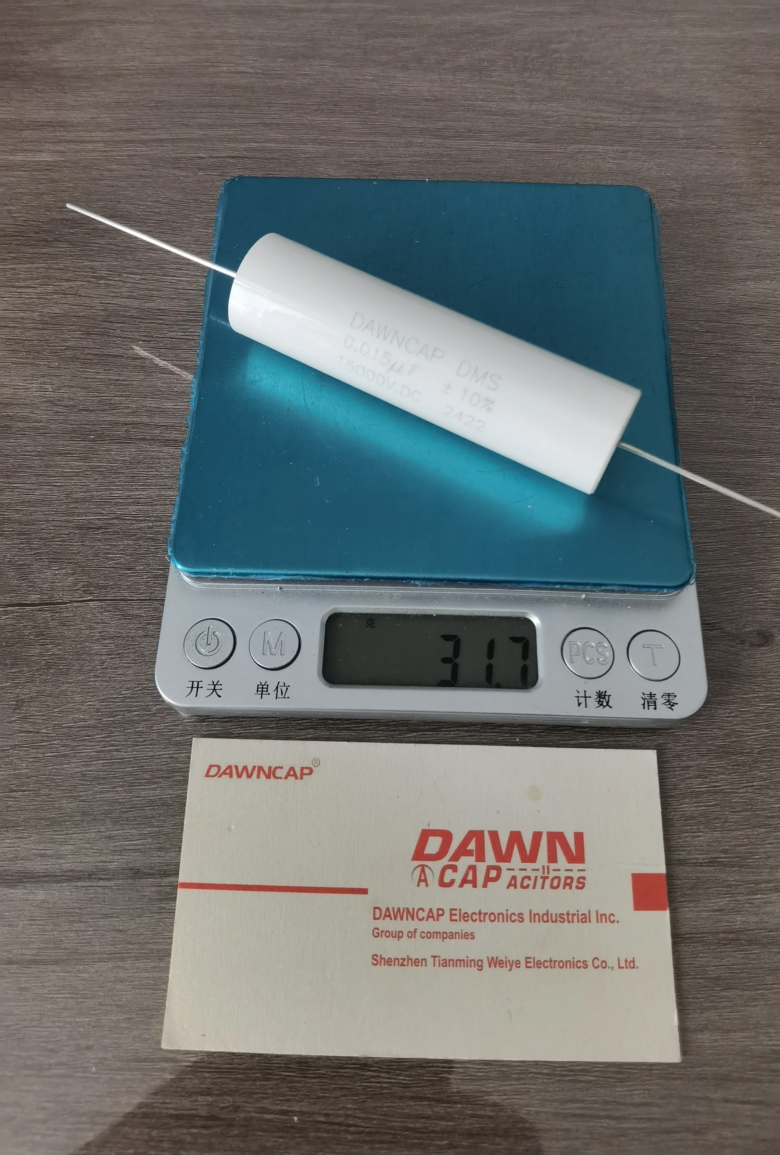 

DAWNCAP DMS 0,015 UF 15000VDC ± 10% абсорбционный конденсатор