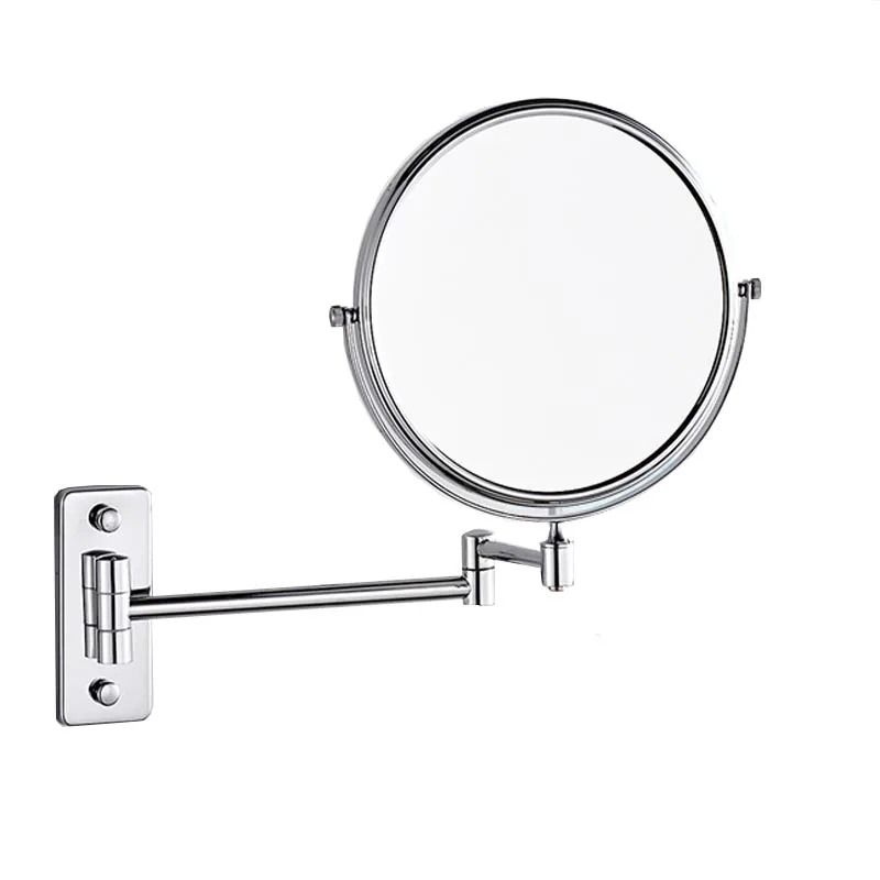 

Modern 3x Enlarged Folding Double Sided Shower Mirror Wall Mounted Cosmetics and Bathroom Shaving Makeup Mirror
