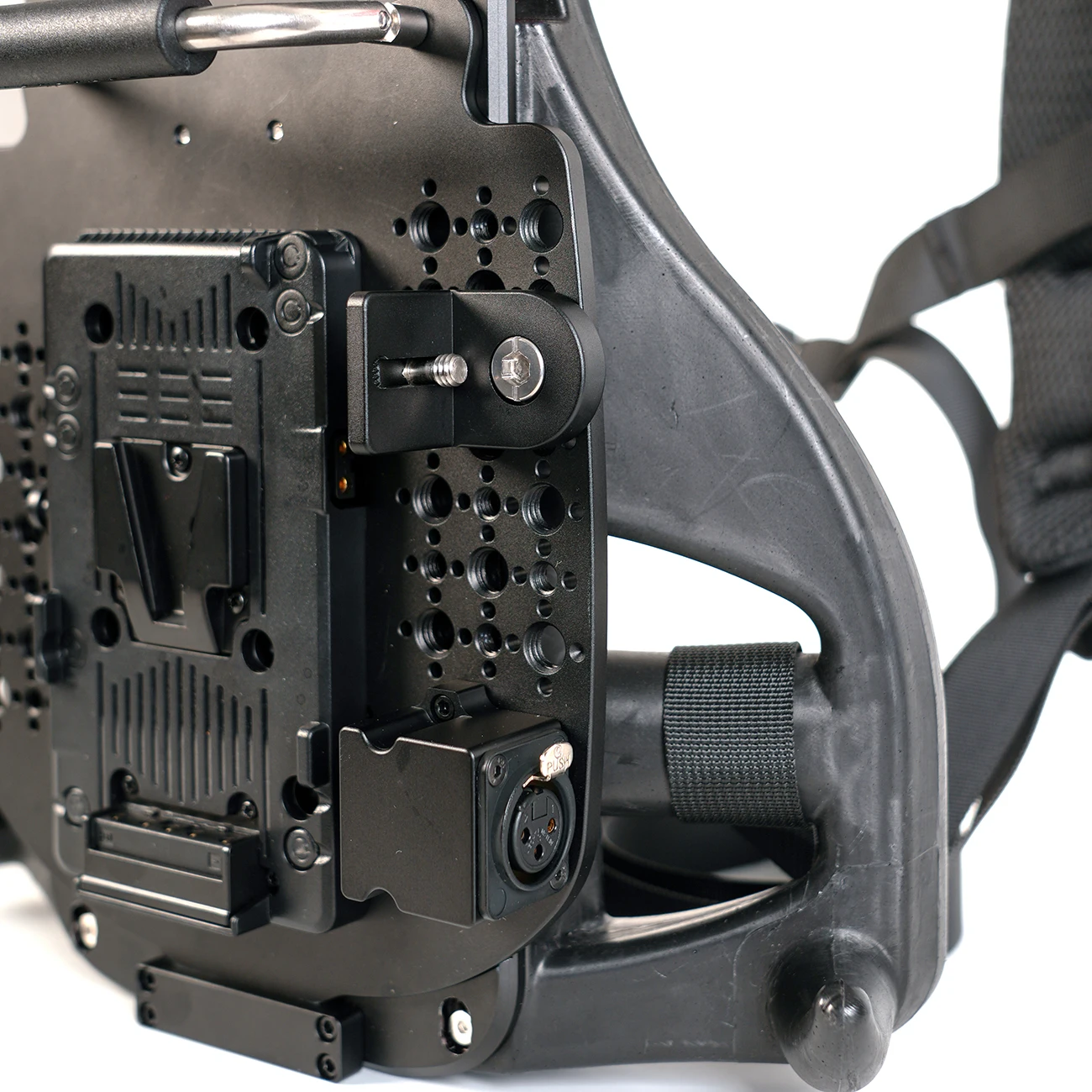 V-mount B-mount Battery Backpack With Handle Fixing Plate XLR 3Pin Output for ARRI ALEXA 35, Mini MiniLF. RED, SONY, CANON view 6