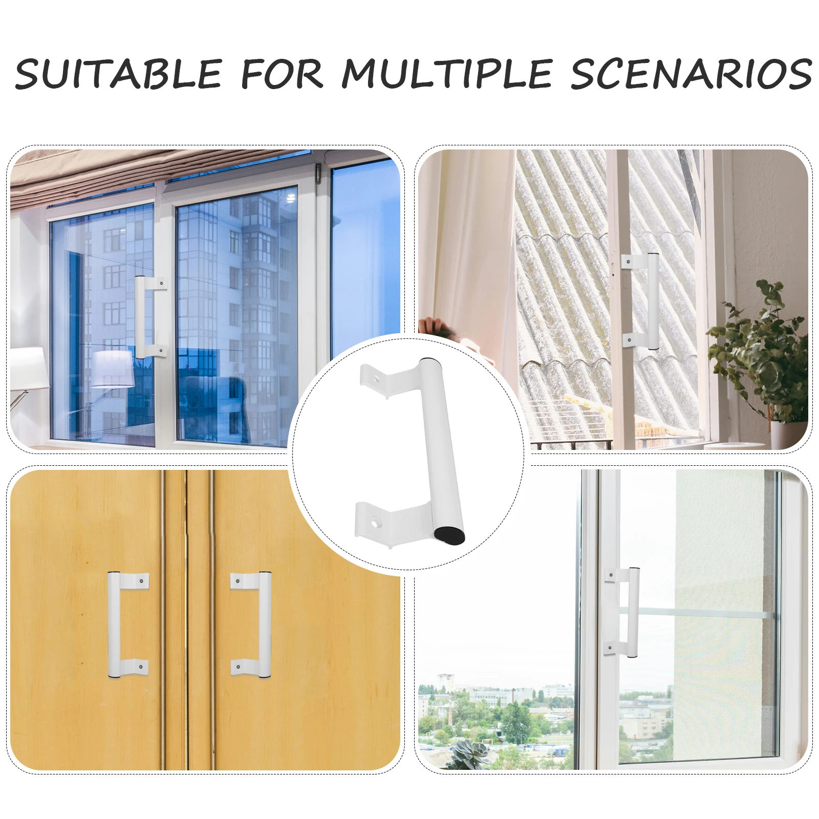 

Door Handle For Windows Doors Minimalist Design Sliding Pull For Kitchen Cabinet Drawers Bathroom Closet Cupboard Patio