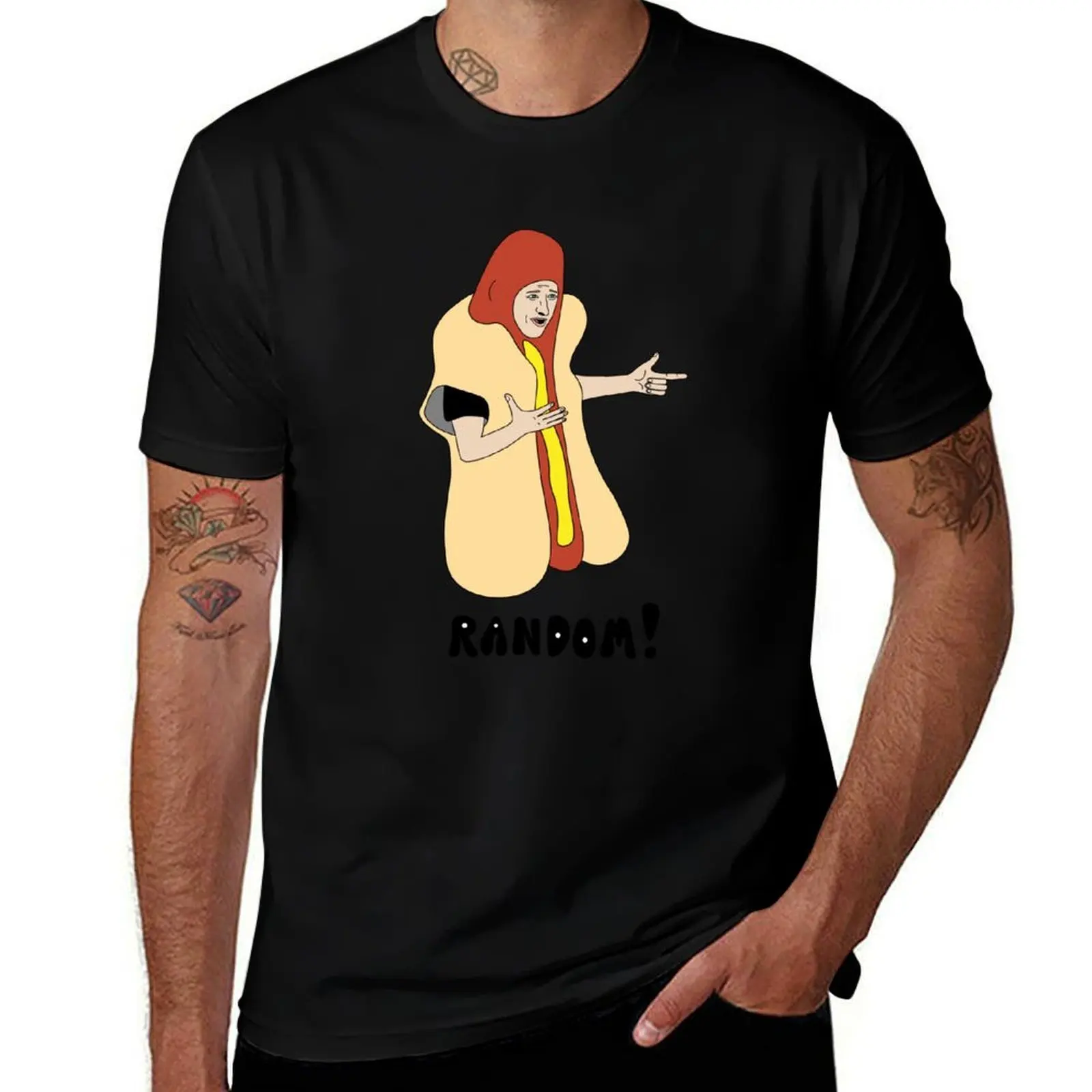 random hot dog costume T-Shirt Cool Feeling Summer Tee Shirt