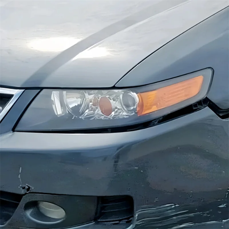 For Honda Acura TSX 2006 2007 2008 Car Gadget Replace A Transparent PC Lights Shell Headlight Headlamp Lens Covers