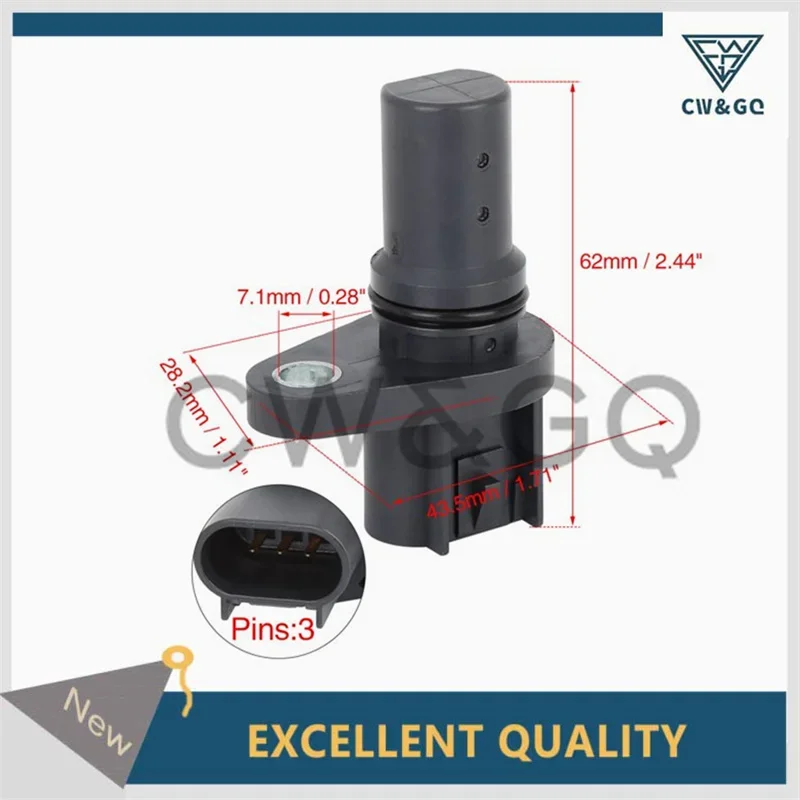 

Датчик положения коленчатого вала для Chevrolet Trailblazer GMC Envoy Isuzu Ascender SAAB 9-7X 2008-2009 J5T32971 12597254 2134209