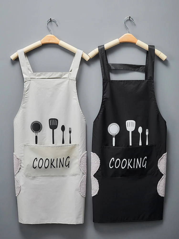 Apron household kitchen waterproof and oil-proof catering special men and women custom work clothes aprons for women