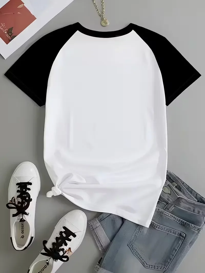 90s Women's Casual Graphic T-Shirt 