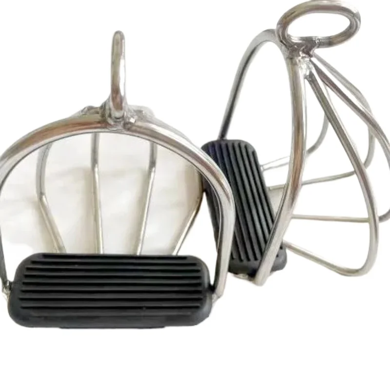 Stainless steel safety stirrup plus fence pedal full set of accessories