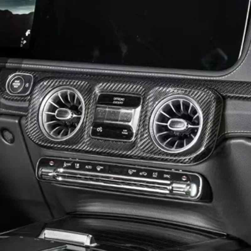 For Mercedes-Benz G-Class G500, G63, G350, G400, G550, G450 Modification With Carbon Fiber Interior, Air Outlet Panel Protection