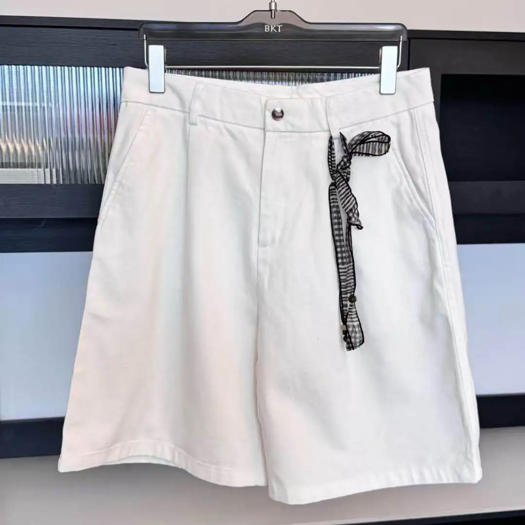 Italian summer gentleman comfortable and breathable men's and women's same loose casual pants