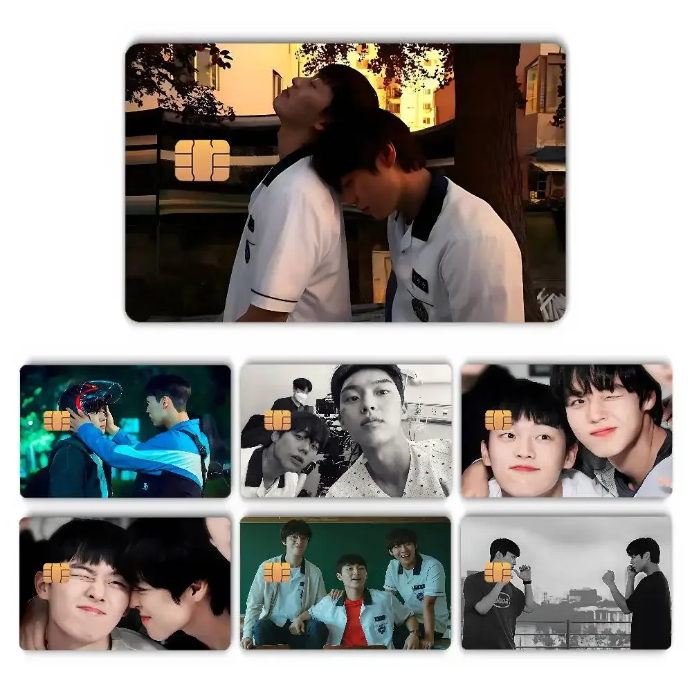 TV W-weak Hero Cute Credit Debit Card Film Skin Sticker Credit Card Skin Stickers Bank Card Bus Metro Card Sticker Waterproof