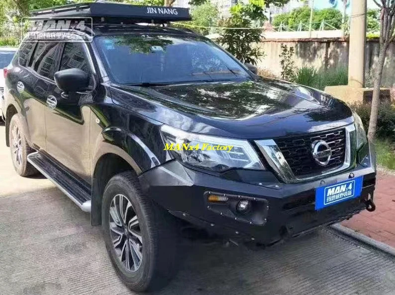 المصد الأمامي MANx4 Steel Bull Bar لسيارة Nissan Terra Xterra 2018+ #4