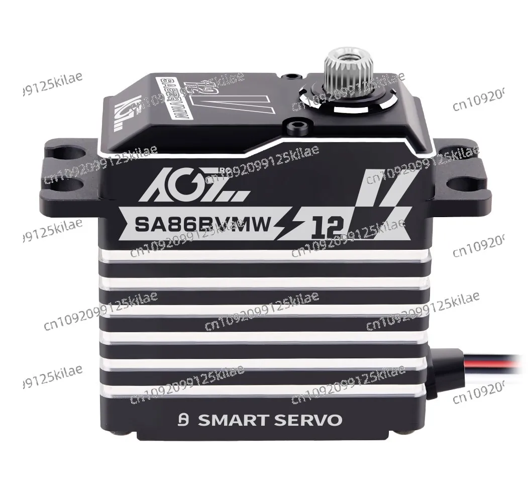 AGFrc SA86BVMW High Torque 60KG 12V Smart Waterproof Servo Brushless Motor Digital Programmable Servo For RC Racing Car