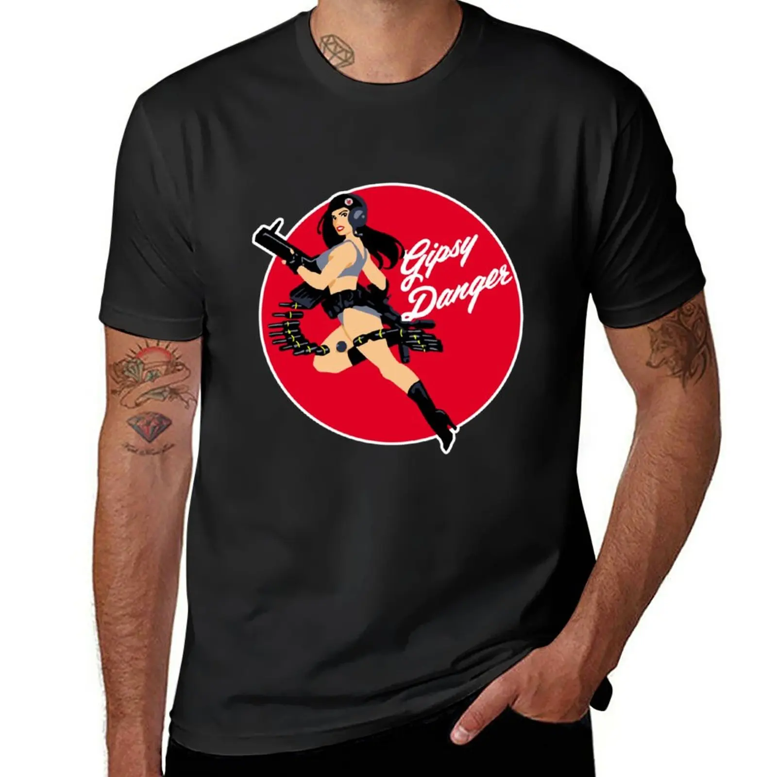 Gipsy D. Pinup girl T-Shirt cute clothes sports fans mens graphic t-shirts big and tall