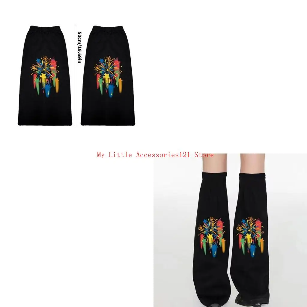 

Harajuku Leg Sleeve Flared Leg Warmers Punk Long Leg Socks Leggings Gaiters